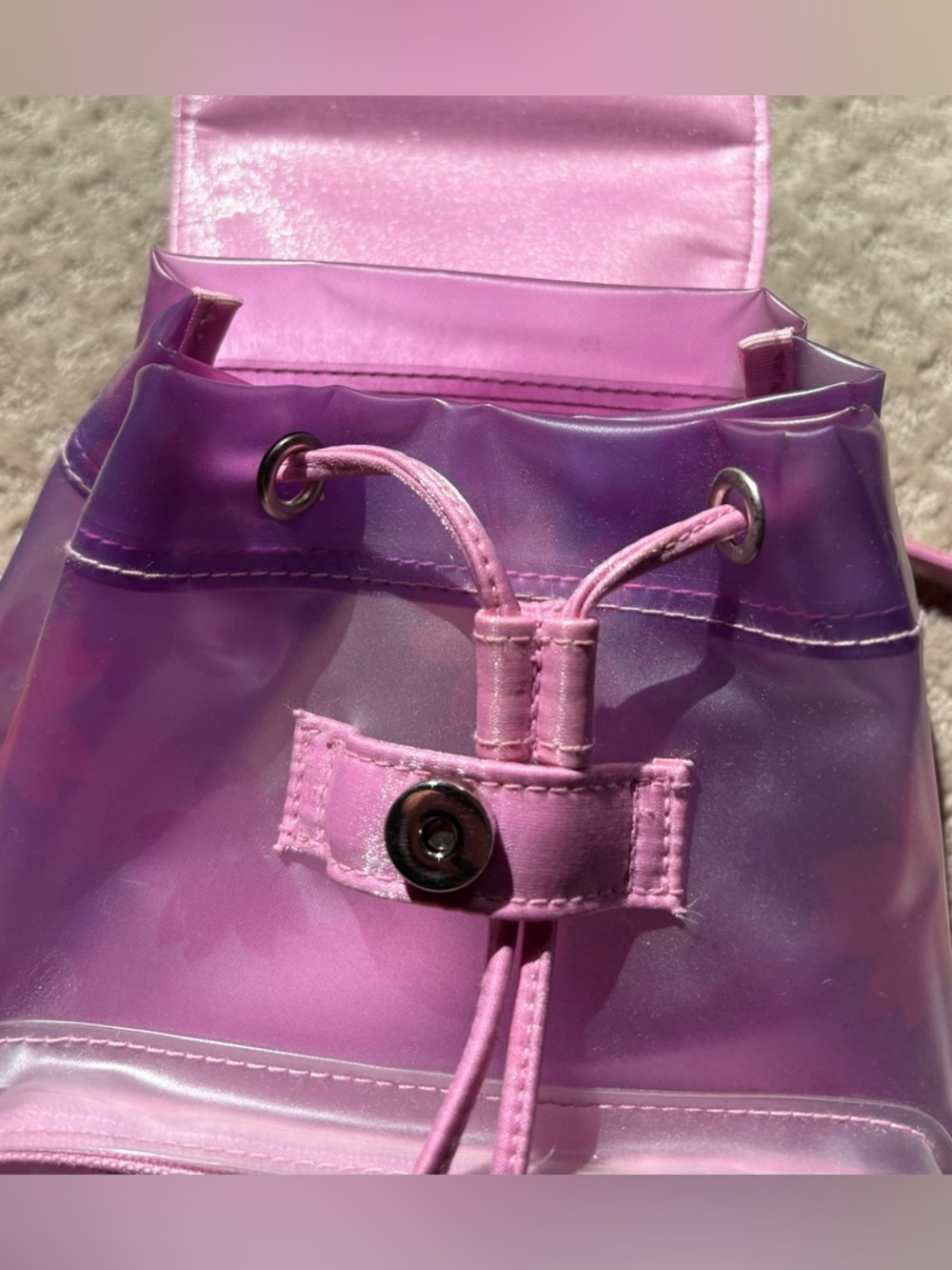 Vintage RARE Pinki Lili Mini Backpack 2002 Sanrio Hello Kitty - Picture 3 of 11